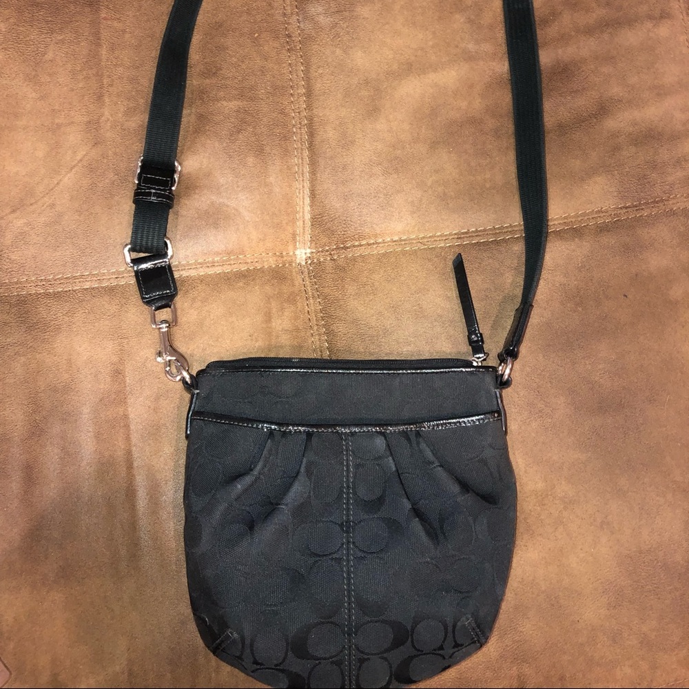 Black coach crossbody